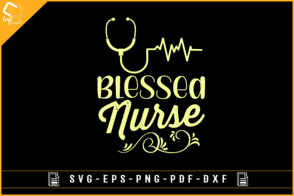 Blessed Nurse T-shirt Design Sublimation