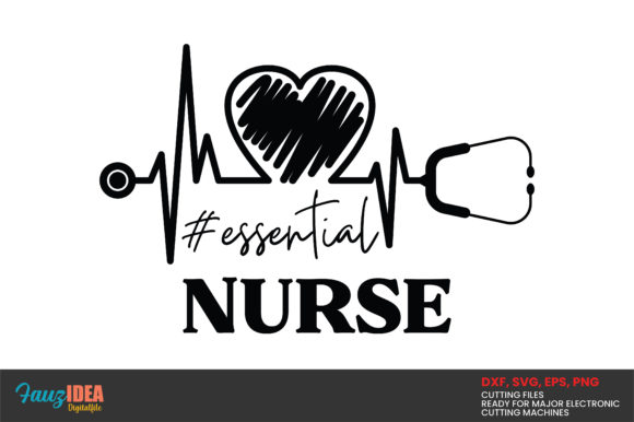 Essential Nurse Shirt Design: Graphics for Crafts and Content