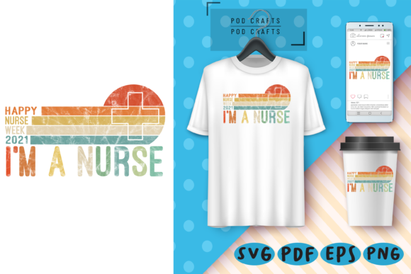 I m a Nurse Sunset Graphics and Crafts