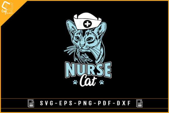 Nurse Cat Design for Nurses Who Love Cat