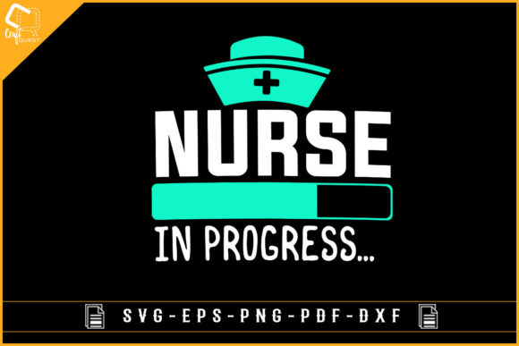 Nurse in Progress T-shirt Design: Graphics and Crafts