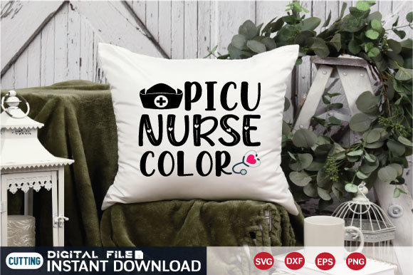 Picu Nurse Color Svg Graphics and Crafts