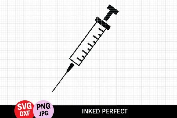 Syringe Graphics for Crafts and Creative Design